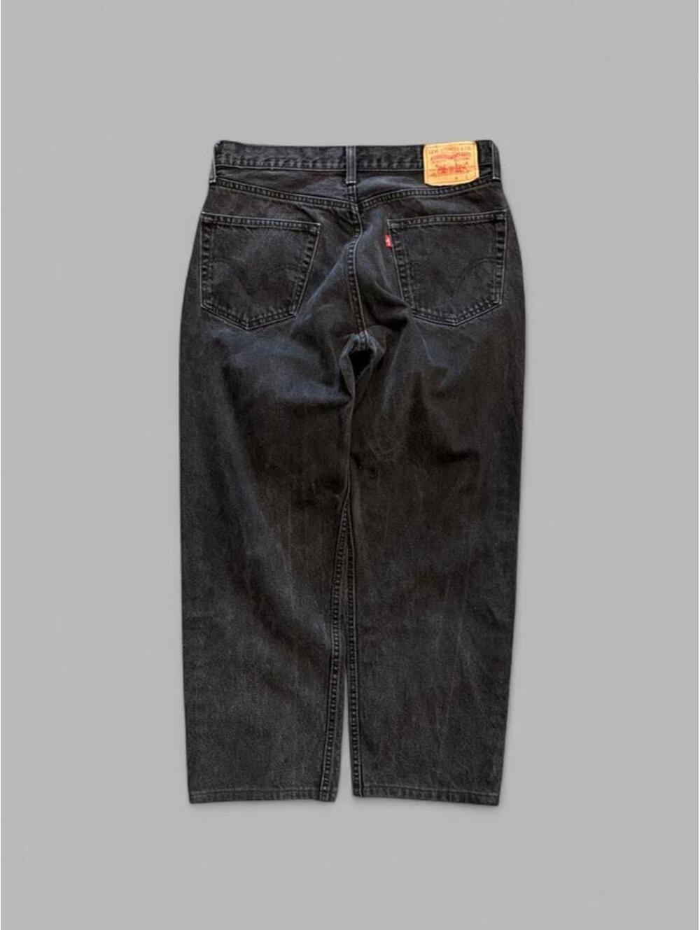 Y2K Black Loose Fit Levi 550 Jeans